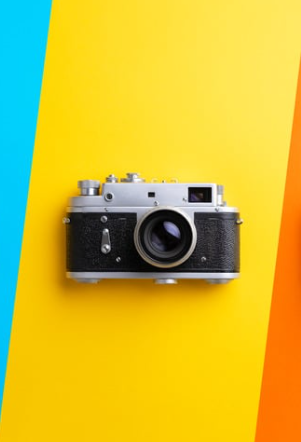 Vintage camera representing The Light Photography content development project